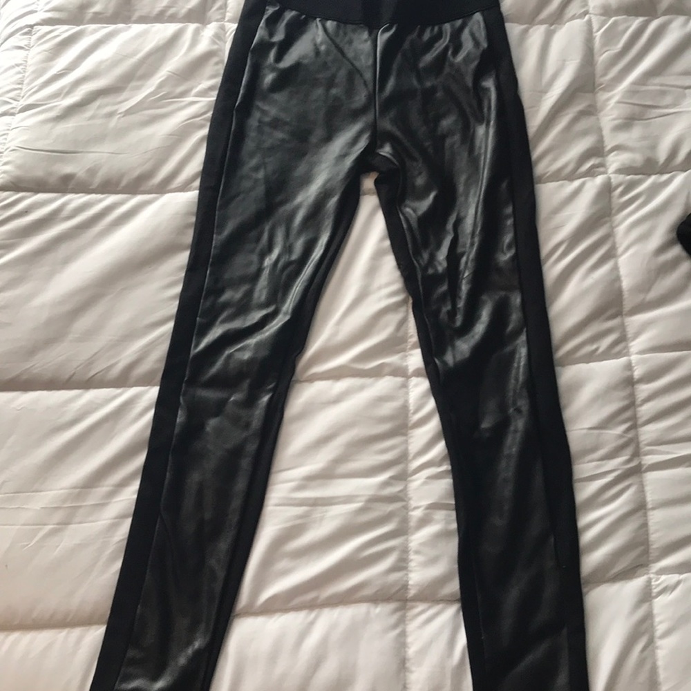 Pleather leggings